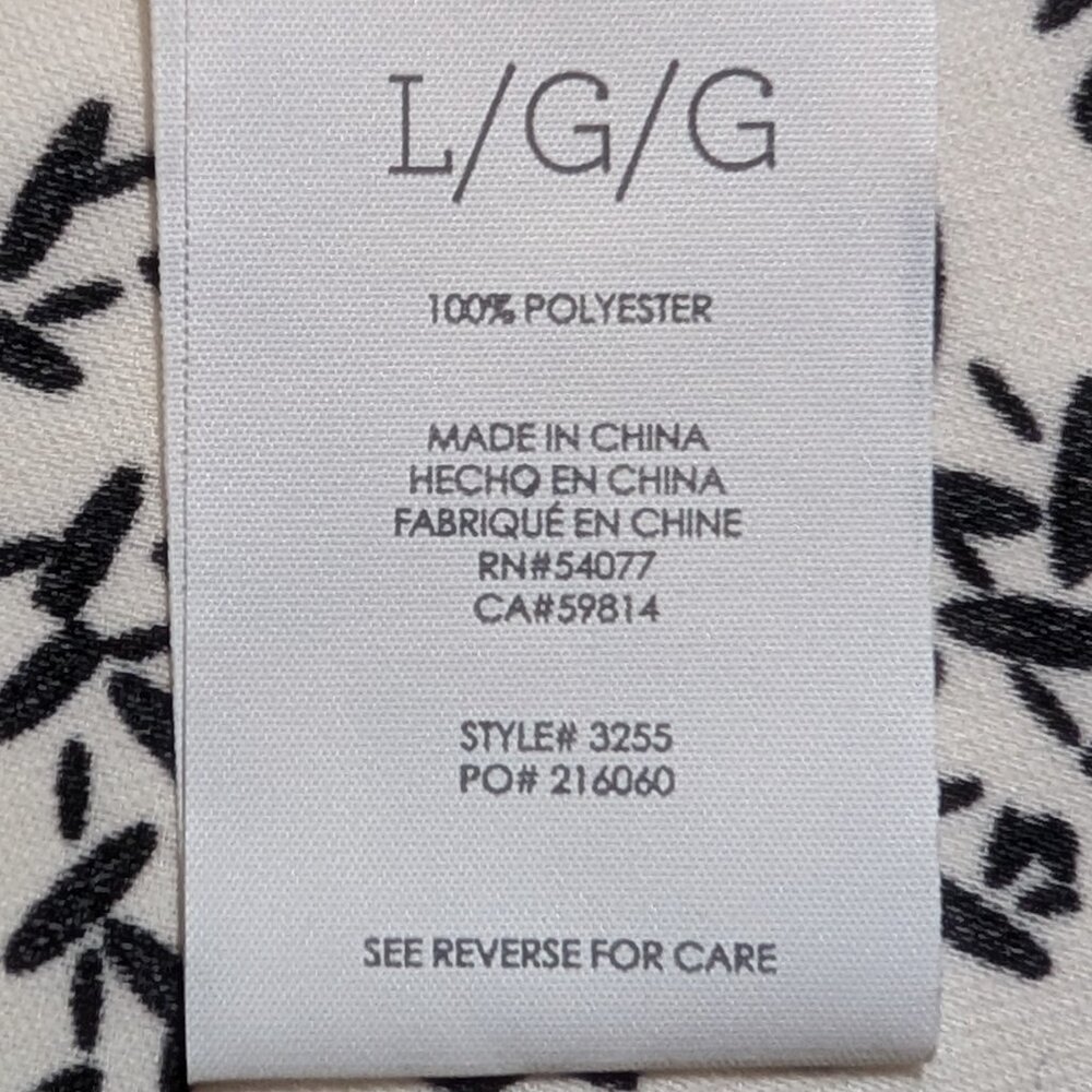 Cabi #3255 Split-Back Button Down Printed Blouse … - image 7